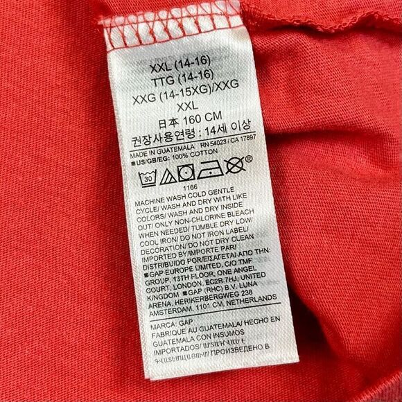 New! NWT Gap Kids Super Mario Red Tee Shirt XXL (14-16) - Picture 11 of 13
